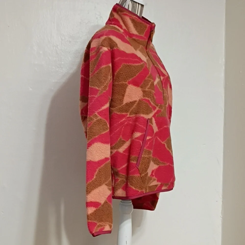 Sherpa Uddesya Sherpa Quarter Zip Fleece Minerla Red Himalaya Size M NWT